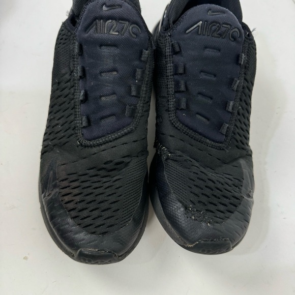 Nike Air Max 270 triple black athletic sneakers shoes running workout active - Picture 2 of 8